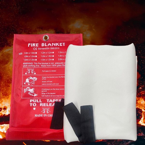 Fire Blanket for Home and Kitchen, 40" x 40", 4 Pack, Emergency Fire Blanket - Image 2